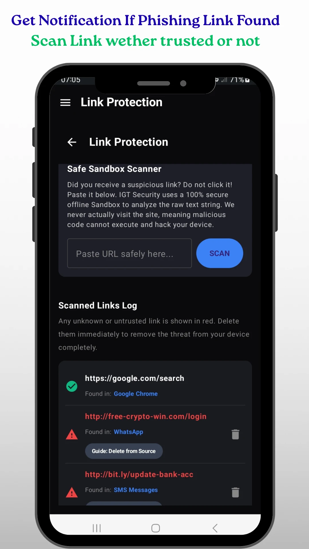 IGT Security for Smart Phones screenshot